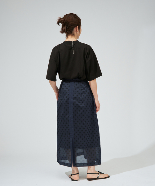 VERMEIL par iena（ヴェルメイユパーイエナ）の「ドットコクーンスカート（スカート・レディース・ブラウン/ネイビー・38/36）」の13枚目の写真