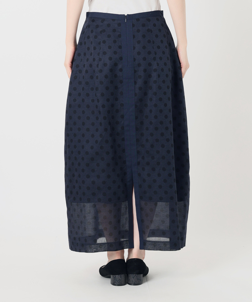 VERMEIL par iena（ヴェルメイユパーイエナ）の「ドットコクーンスカート（スカート・レディース・ブラウン/ネイビー・38/36）」の21枚目の写真