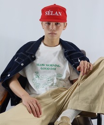 SELAN（セラン）の「【ユニセックス】SLOW MORNING GOOD DAY半袖Tシャツ（Tシャツ/カットソー）」