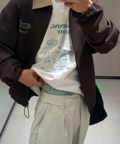 SELAN(セラン)の「【ユニセックス】SLOW MORNING GOOD DAY半袖Tシャツ(Tシャツ/カットソー・メンズ・ネイビー/グレー/ホワイト・MEDIUM/LARGE)」の15枚目の写真