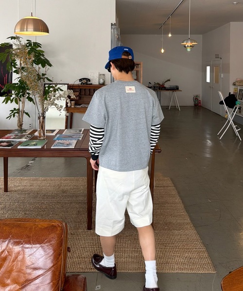 SELAN(セラン)の「【ユニセックス】SLOW MORNING GOOD DAY半袖Tシャツ(Tシャツ/カットソー・メンズ・ネイビー/グレー/ホワイト・MEDIUM/LARGE)」の22枚目の写真