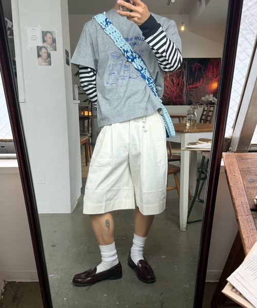 SELAN(セラン)の「【ユニセックス】SLOW MORNING GOOD DAY半袖Tシャツ(Tシャツ/カットソー・メンズ・ネイビー/グレー/ホワイト・MEDIUM/LARGE)」の20枚目の写真
