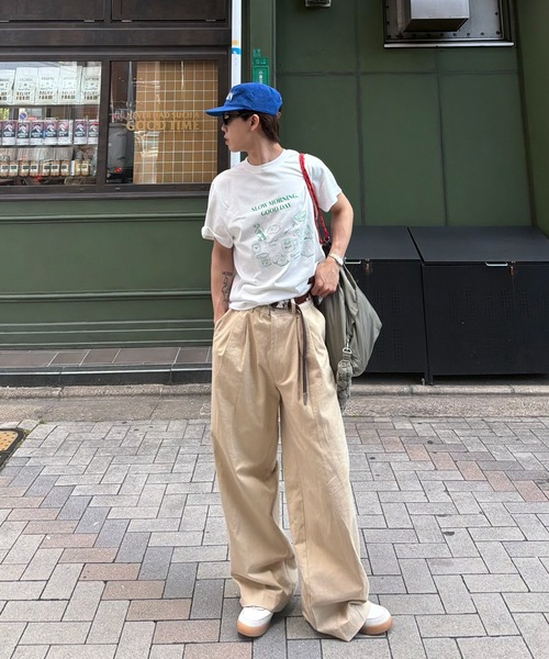 SELAN(セラン)の「【ユニセックス】SLOW MORNING GOOD DAY半袖Tシャツ(Tシャツ/カットソー・メンズ・ネイビー/グレー/ホワイト・MEDIUM/LARGE)」の11枚目の写真