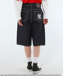 SPIRALGIRL（スパイラルガール）の「【MLB】Baggy Jean Shorts（デニムパンツ）」