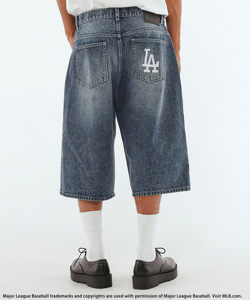 MLB】Baggy Jean Shorts（デニムパンツ）｜BACK TO THE FIELD（バック