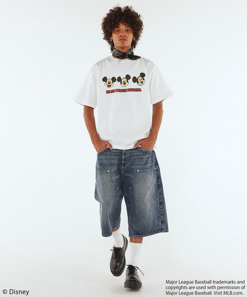 BACK TO THE FIELD(バック トゥー ザ フィールド)の「【MLB】Baggy Jean Shorts(デニムパンツ・メンズ・インディゴブルー/ブルー/ブラック・MEDIUM/LARGE/XL)」の11枚目の写真