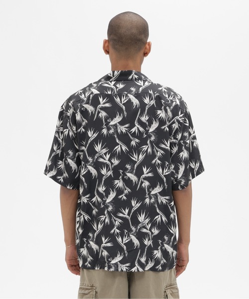 AVIREX(アヴィレックス)の「ALOHA SHIRT "BIRD OF PARADISE FLOWER" / アロハシャツ ”極楽鳥花” / AVIREX / アヴィレックス(シャツ/ブラウス・メンズ・サックスブルー/ブラック・MEDIUM/XX-LARGE/X-LARGE/LARGE)」の6枚目の写真