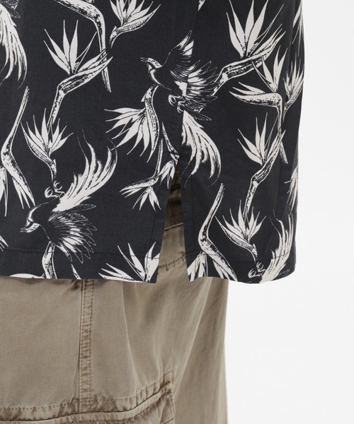 AVIREX(アヴィレックス)の「ALOHA SHIRT "BIRD OF PARADISE FLOWER" / アロハシャツ ”極楽鳥花” / AVIREX / アヴィレックス(シャツ/ブラウス・メンズ・サックスブルー/ブラック・MEDIUM/XX-LARGE/X-LARGE/LARGE)」の9枚目の写真