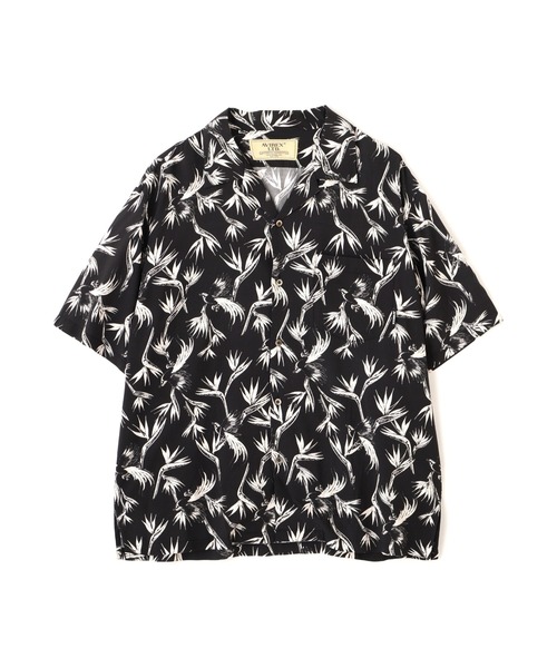 AVIREX(アヴィレックス)の「ALOHA SHIRT "BIRD OF PARADISE FLOWER" / アロハシャツ ”極楽鳥花” / AVIREX / アヴィレックス(シャツ/ブラウス・メンズ・サックスブルー/ブラック・MEDIUM/XX-LARGE/X-LARGE/LARGE)」の10枚目の写真