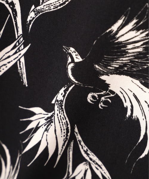 AVIREX(アヴィレックス)の「ALOHA SHIRT "BIRD OF PARADISE FLOWER" / アロハシャツ ”極楽鳥花” / AVIREX / アヴィレックス(シャツ/ブラウス・メンズ・サックスブルー/ブラック・MEDIUM/XX-LARGE/X-LARGE/LARGE)」の11枚目の写真