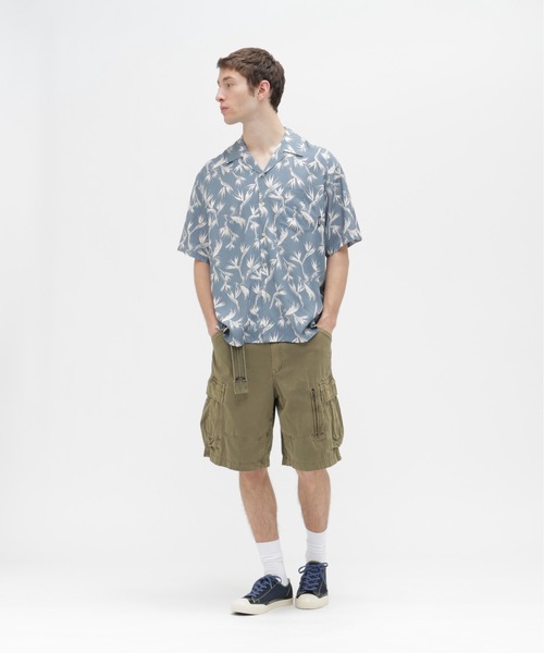 AVIREX(アヴィレックス)の「ALOHA SHIRT "BIRD OF PARADISE FLOWER" / アロハシャツ ”極楽鳥花” / AVIREX / アヴィレックス(シャツ/ブラウス・メンズ・サックスブルー/ブラック・MEDIUM/XX-LARGE/X-LARGE/LARGE)」の17枚目の写真