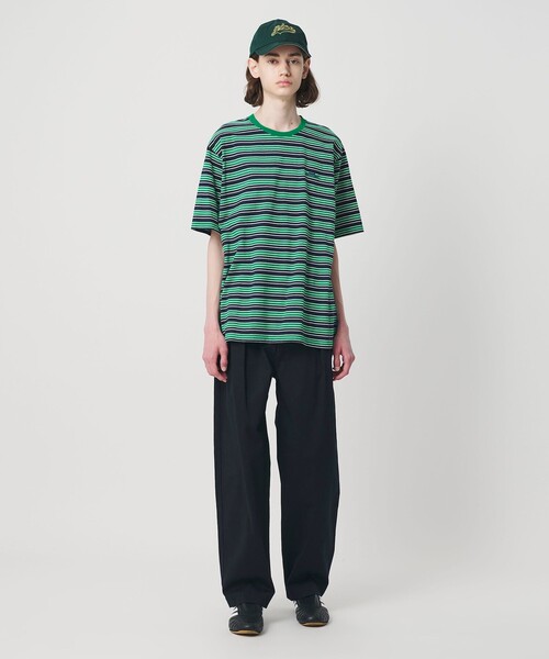 NICE WEATHER(ナイスウェザー)の「<NICE WEATHER>マルチボーダー ショートスリーブ Tシャツ(Tシャツ/カットソー・メンズ・ダークグリーン/ライトブルー・M/S/L/XS)」の22枚目の写真