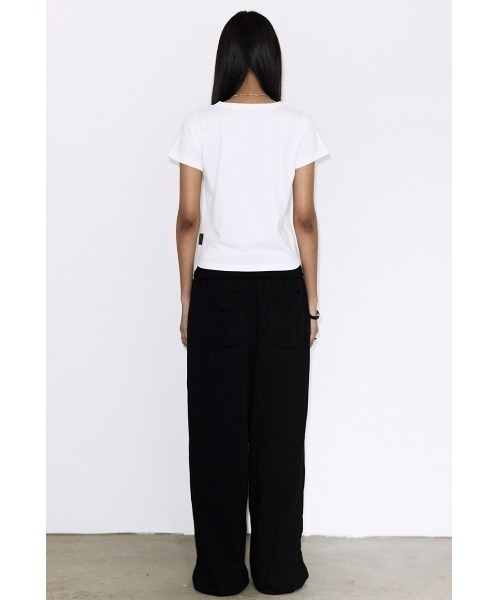 FANCY CLUB（ファンシークラブ）の「A'GEM/9 × .kom 『FANCY CLUB/ファンシークラブ』GLINT FF TEE/グリントFF半袖Tシャツ（Tシャツ/カットソー・レディース・ホワイト/ブラック・FREE）」の13枚目の写真