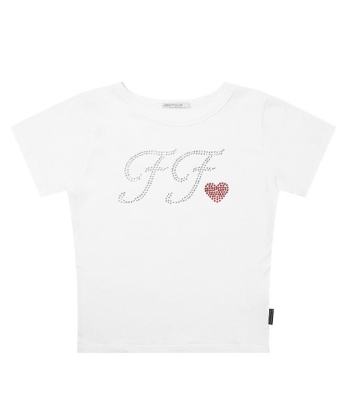 FANCY CLUB（ファンシークラブ）の「A'GEM/9 × .kom 『FANCY CLUB/ファンシークラブ』GLINT FF TEE/グリントFF半袖Tシャツ（Tシャツ/カットソー・レディース・ホワイト/ブラック・FREE）」の18枚目の写真