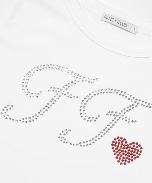 FANCY CLUB（ファンシークラブ）の「A'GEM/9 × .kom 『FANCY CLUB/ファンシークラブ』GLINT FF TEE/グリントFF半袖Tシャツ（Tシャツ/カットソー・レディース・ホワイト/ブラック・FREE）」の20枚目の写真