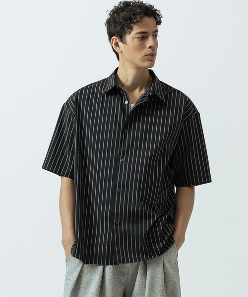 SLICK(スリック)の「【SLICK/スリック】Pin Stripe Regular Shirt/ピンストライプレギュラーカラーシャツ(シャツ/ブラウス・メンズ・ブルー/ブラック/ホワイト・1/3/2)」の22枚目の写真