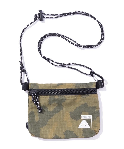 POLeR(ポーラー)の「POLeR/ポーラ ショルダーバッグ STUFFABLE POUCH 261MCV0098(ショルダーバッグ・メンズ・カモフラージュ/ブラック・FREE)」の2枚目の写真