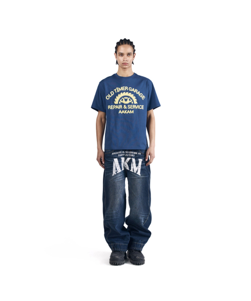 AAKAM（アーカム）の「AKM Curved Denim Pants (Blue)（デニムパンツ・レディース・その他・1/2）」の17枚目の写真