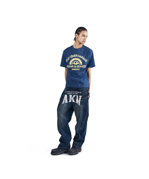 AAKAM（アーカム）の「AKM Curved Denim Pants (Blue)（デニムパンツ・レディース・その他・1/2）」の19枚目の写真