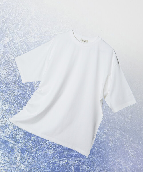 FREAK'S STORE(フリークスストア)の「限定展開 SuperCool/スーパークール クルーネック Tシャツ(Tシャツ/カットソー・メンズ・チャコールグレー/ホワイト/ネイビー/ブラック・SMALL/LARGE/MEDIUM)」の5枚目の写真