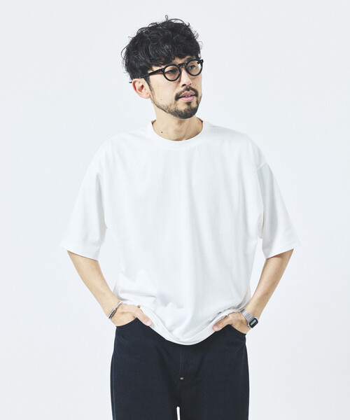 FREAK'S STORE(フリークスストア)の「限定展開 SuperCool/スーパークール クルーネック Tシャツ(Tシャツ/カットソー・メンズ・チャコールグレー/ホワイト/ネイビー/ブラック・SMALL/LARGE/MEDIUM)」の13枚目の写真