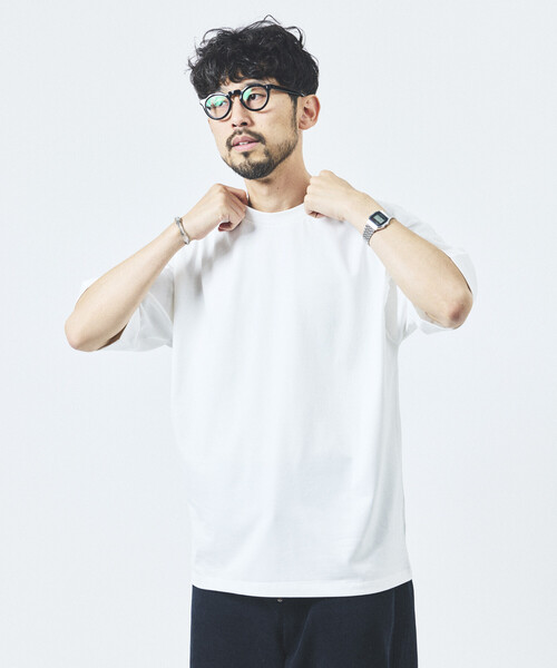 FREAK'S STORE(フリークスストア)の「限定展開 SuperCool/スーパークール クルーネック Tシャツ(Tシャツ/カットソー・メンズ・チャコールグレー/ホワイト/ネイビー/ブラック・SMALL/LARGE/MEDIUM)」の17枚目の写真