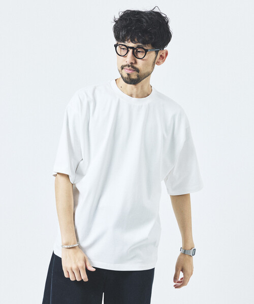 FREAK'S STORE(フリークスストア)の「限定展開 SuperCool/スーパークール クルーネック Tシャツ(Tシャツ/カットソー・メンズ・チャコールグレー/ホワイト/ネイビー/ブラック・SMALL/LARGE/MEDIUM)」の18枚目の写真