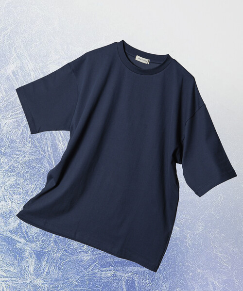 FREAK'S STORE(フリークスストア)の「限定展開 SuperCool/スーパークール クルーネック Tシャツ(Tシャツ/カットソー・メンズ・チャコールグレー/ホワイト/ネイビー/ブラック・SMALL/LARGE/MEDIUM)」の4枚目の写真