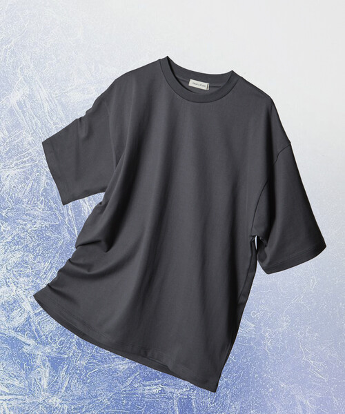 FREAK'S STORE(フリークスストア)の「限定展開 SuperCool/スーパークール クルーネック Tシャツ(Tシャツ/カットソー・メンズ・チャコールグレー/ホワイト/ネイビー/ブラック・SMALL/LARGE/MEDIUM)」の3枚目の写真