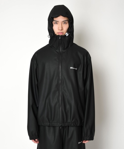 SUPERTHANKS（スーパーサンクス）の「ワンポイントウインドブレーカーWindbreaker（ブルゾン・メンズ・ブラック系その他/ブラック系その他2・M/S/L）」の8枚目の写真