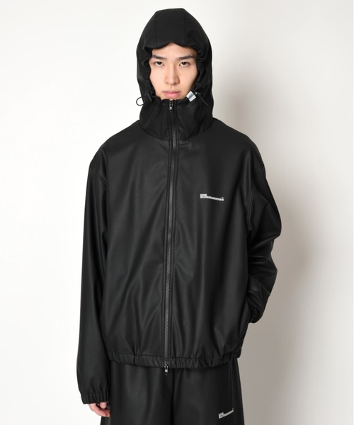 SUPERTHANKS（スーパーサンクス）の「ワンポイントウインドブレーカーWindbreaker（ブルゾン・メンズ・ブラック系その他/ブラック系その他2・M/S/L）」の9枚目の写真