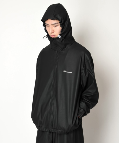 SUPERTHANKS（スーパーサンクス）の「ワンポイントウインドブレーカーWindbreaker（ブルゾン・メンズ・ブラック系その他/ブラック系その他2・M/S/L）」の11枚目の写真