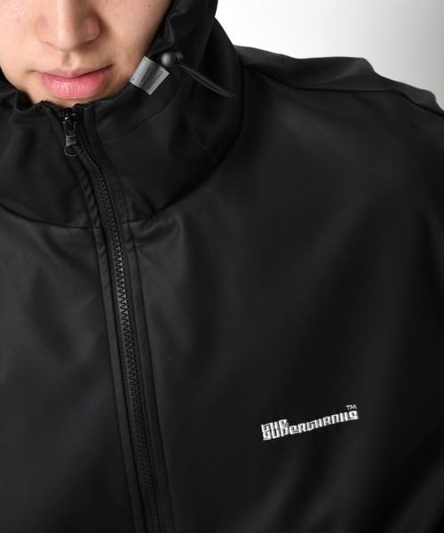SUPERTHANKS（スーパーサンクス）の「ワンポイントウインドブレーカーWindbreaker（ブルゾン・メンズ・ブラック系その他/ブラック系その他2・M/S/L）」の5枚目の写真
