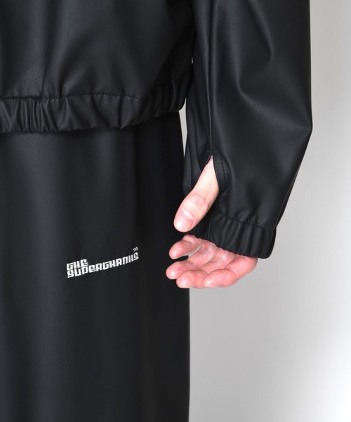 SUPERTHANKS（スーパーサンクス）の「ワンポイントウインドブレーカーWindbreaker（ブルゾン・メンズ・ブラック系その他/ブラック系その他2・M/S/L）」の7枚目の写真