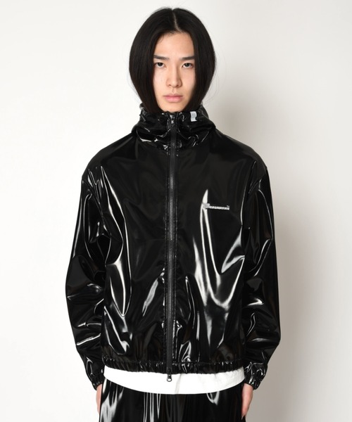 SUPERTHANKS（スーパーサンクス）の「ワンポイントウインドブレーカーWindbreaker（ブルゾン・メンズ・ブラック系その他/ブラック系その他2・M/S/L）」の17枚目の写真