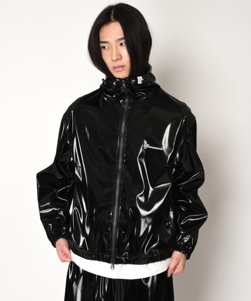 SUPERTHANKS（スーパーサンクス）の「ワンポイントウインドブレーカーWindbreaker（ブルゾン・メンズ・ブラック系その他/ブラック系その他2・M/S/L）」の18枚目の写真