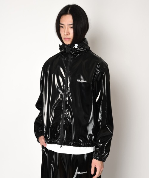 SUPERTHANKS（スーパーサンクス）の「ワンポイントウインドブレーカーWindbreaker（ブルゾン・メンズ・ブラック系その他/ブラック系その他2・M/S/L）」の19枚目の写真