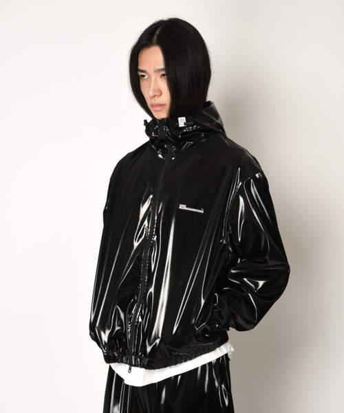 SUPERTHANKS（スーパーサンクス）の「ワンポイントウインドブレーカーWindbreaker（ブルゾン・メンズ・ブラック系その他/ブラック系その他2・M/S/L）」の20枚目の写真