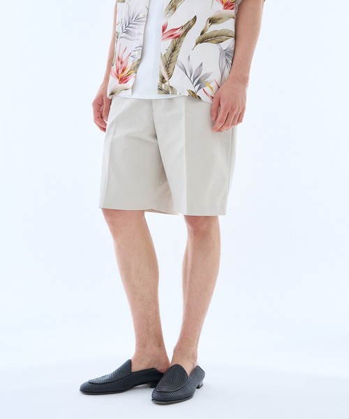 ESTNATION（エストネーション）の「ESTNATION / ポリエステル ツイルショーツ（その他パンツ・メンズ・ベージュ/ブラック・LARGE/MEDIUM）」の9枚目の写真