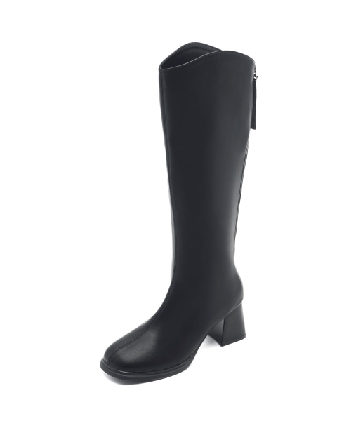 SPUR(シュプール)の「ミリー ミニマル ロングブーツ 6cm -UA9055 (3カラー)(ブーツ・レディース・ブラック系1/ブラック/ブラウン・23.5cm/23cm/24.5cm/24cm/25cm)」の11枚目の写真