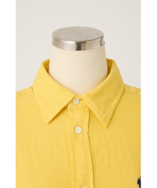 SHEL'TTER ORIGINAL（シェルターオリジナル）の「【POLO RALPH LAUREN】クラシック フィット リネン シャツ（シャツ/ブラウス・レディース・ブラック系その他/ダークブラウン/アイボリー/イエロー・MEDIUM）」の15枚目の写真