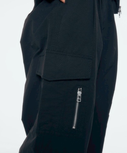 CS(シーエス)の「【CS】two tuck nylon cargo trousers / 【シーエス】ツータックナイロンカーゴトラウザーズ<着用動画あり>(カーゴパンツ・メンズ・ブラック・02/01)」の10枚目の写真