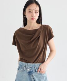earth music&ecology | フレンチスリーフドレーププルオーバー(Tシャツ/カットソー)