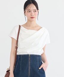 earth music&ecology | フレンチスリーフドレーププルオーバー(Tシャツ/カットソー)