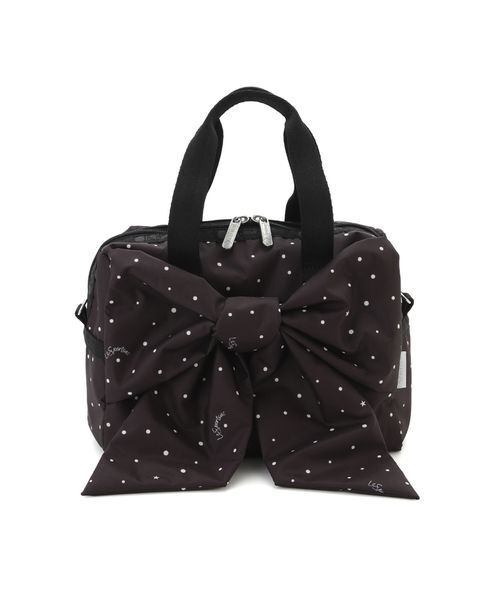 LeSportsac(レスポートサック)の「【SNIDEL×LeSportsac】LG BOW SM SATCHEL(ショルダーバッグ・レディース・ホワイト/ドット/ブラック・F)」の13枚目の写真