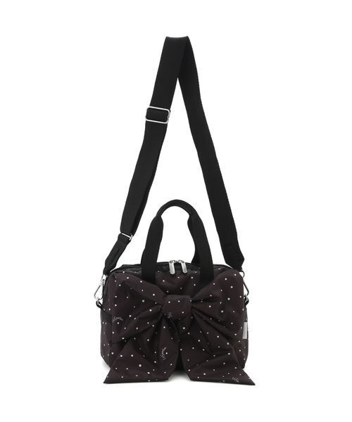 LeSportsac(レスポートサック)の「【SNIDEL×LeSportsac】LG BOW SM SATCHEL(ショルダーバッグ・レディース・ホワイト/ドット/ブラック・F)」の17枚目の写真