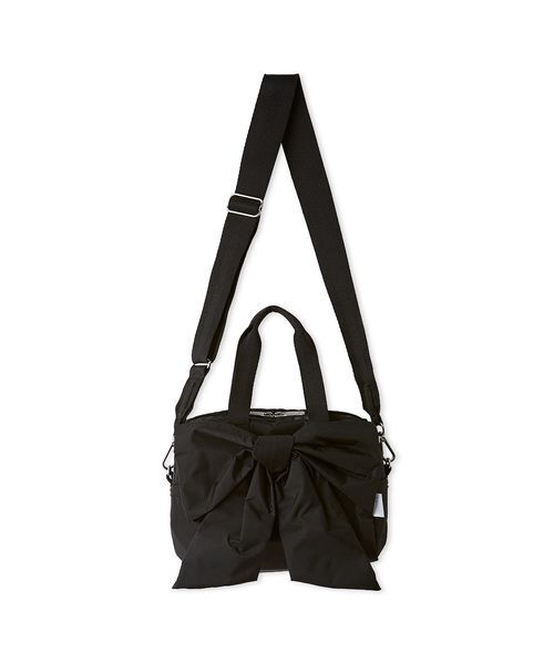 LeSportsac(レスポートサック)の「【SNIDEL×LeSportsac】LG BOW SM SATCHEL(ショルダーバッグ・レディース・ホワイト/ドット/ブラック・F)」の5枚目の写真