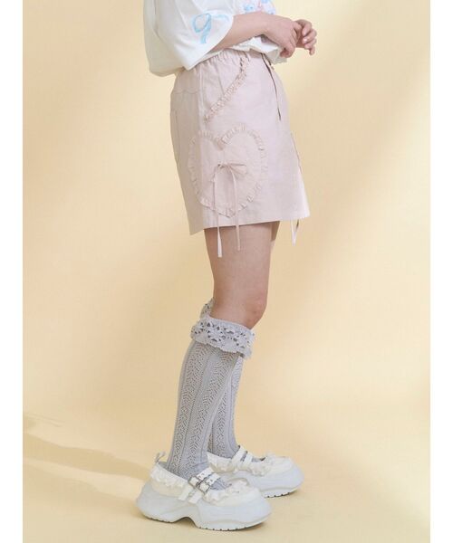 merry jenny(メリージェニー)の「靴下屋×merry jenny flower lace knit sock(ソックス/靴下・レディース・ベージュ/ブルー/オフホワイト・FREE)」の14枚目の写真