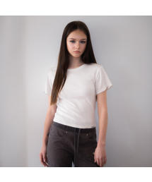 Soft Punching Lace T-shirt [Ivory]