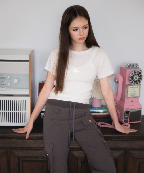 ROSEFRANTZ（ロゼフランツ）の「Soft Punching Lace T-shirt [Ivory]（Tシャツ/カットソー・レディース・アイボリー・OS）」の14枚目の写真